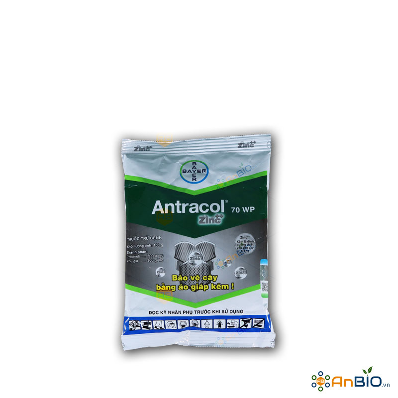 THUỐC TRỪ NẤM BỆNH ANTRACOL 70WP Gói 100g