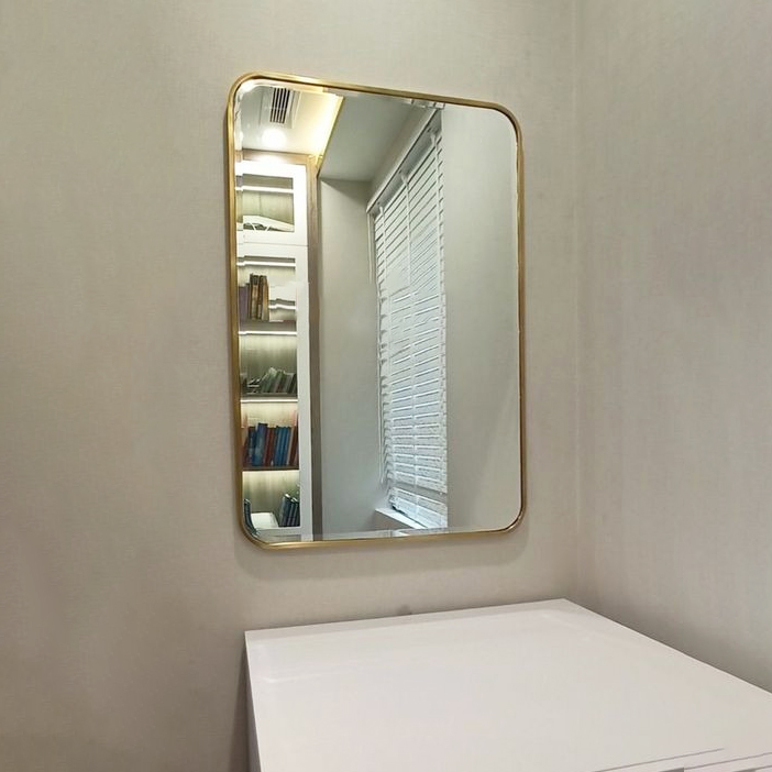 Gương Hình Chữ Nhật Khung Nhôm Sơn Tĩnh Điện Cao Cấp DLQ INTERIORS Decor Phòng, Trang Trí Nhà Cửa, Phòng Tắm