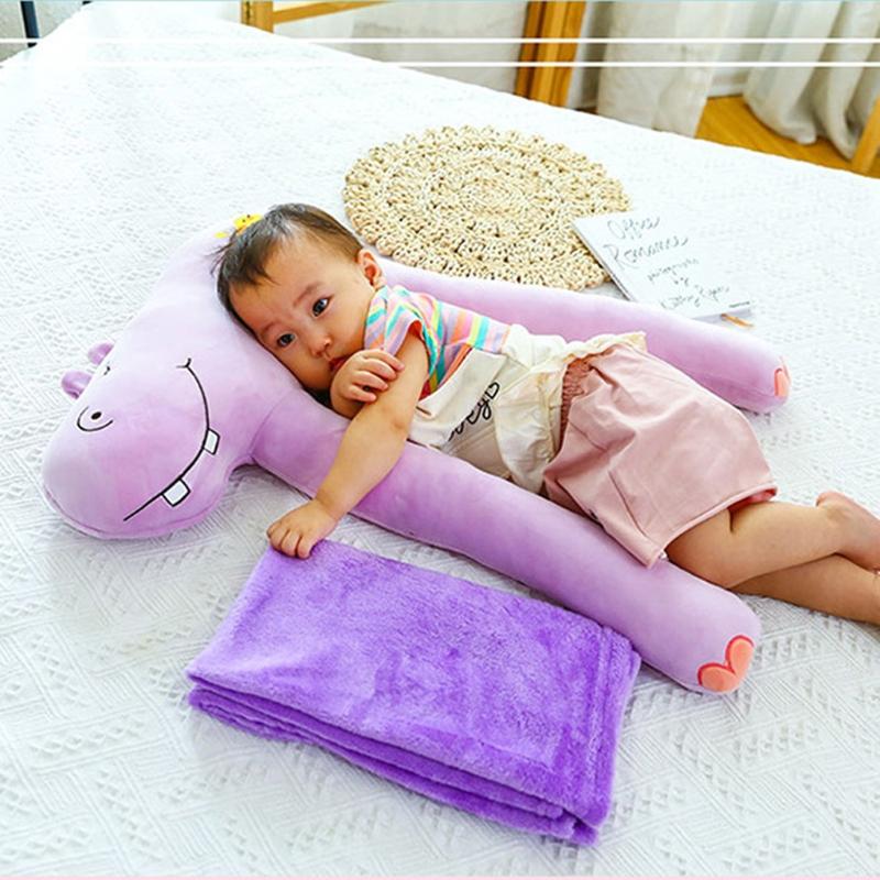 Sáng Tạo Cho Bé Ngủ Hỗ Trợ Gối Điều Hòa Đệm Chăn Mềm Mại Trẻ Em Sang Trọng Đồ Chơi Chăn Gối