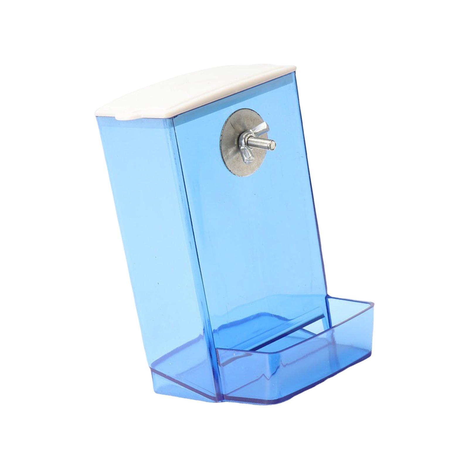 Seed Feeding Automatic Container Box Parrot Feeder Pet Bird Cage Food Feeder