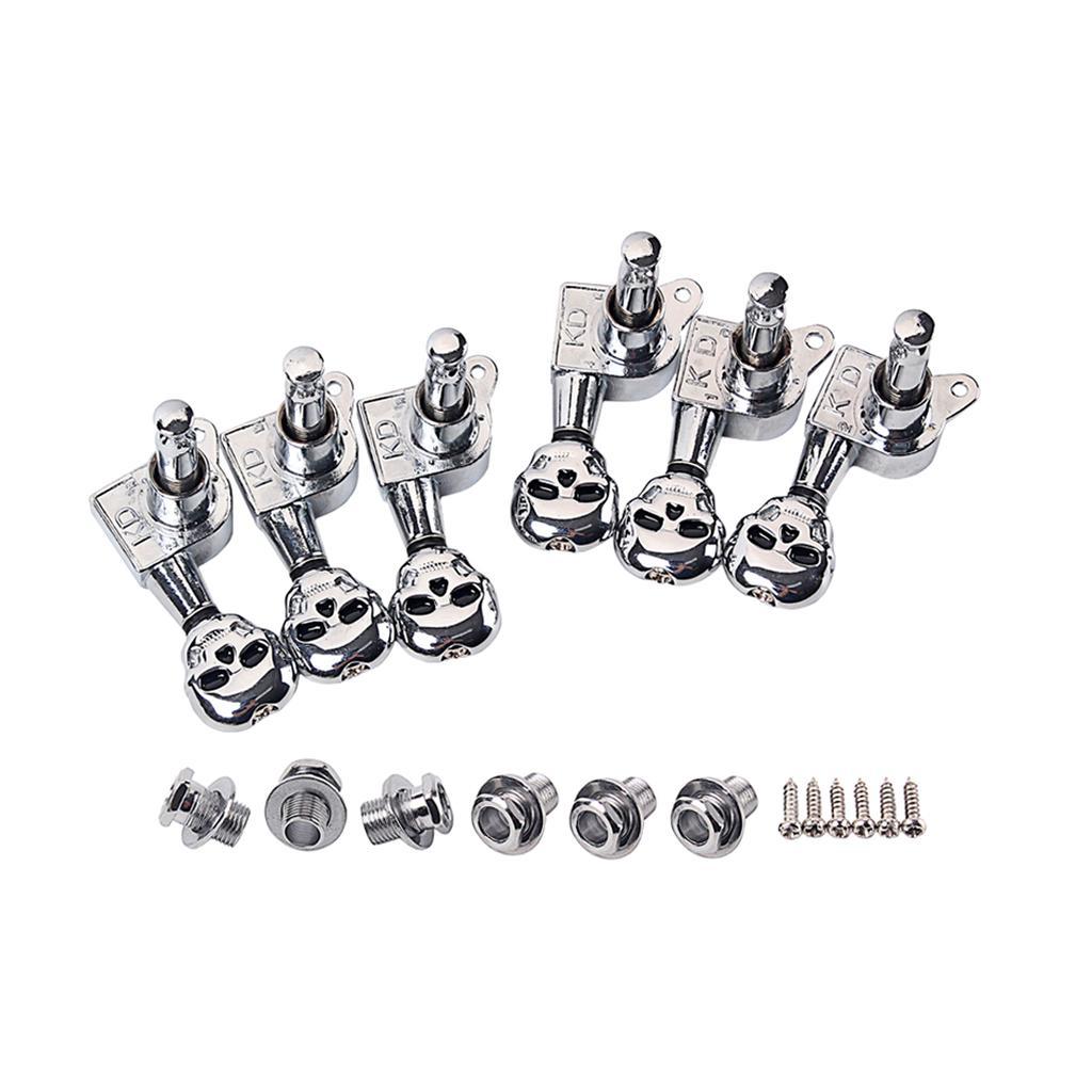 Electric Guitar String Tuning Pegs  Machine Heads Knobs Tuning Keys