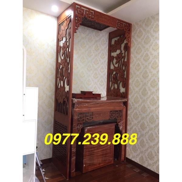 Bộ bàn thờ sồi chung cư 100%