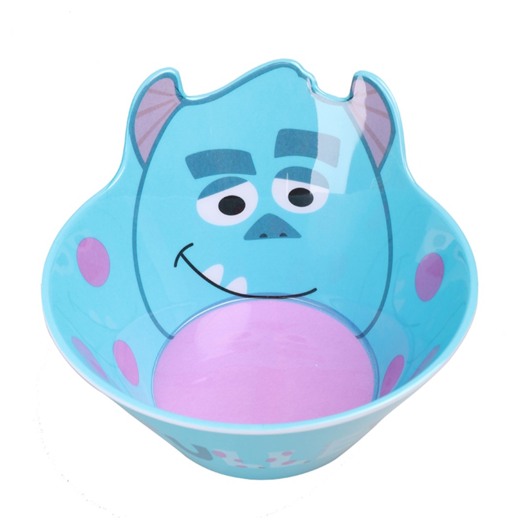 Chén tô ăn dặm melamine Disney hình Sulley 3D cho bé trai