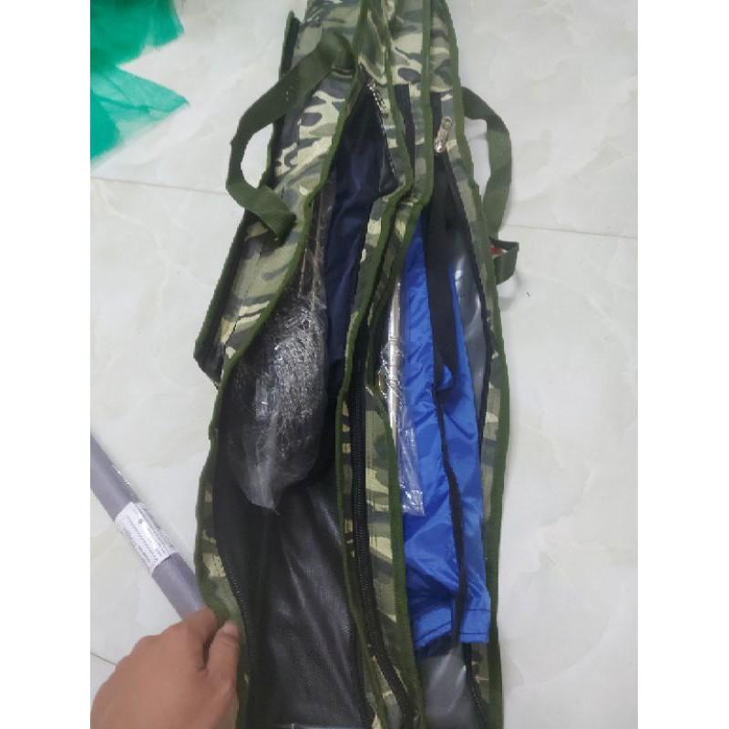 Combo ghế câu , ô câu cá , bao đựng cần, vợt cá