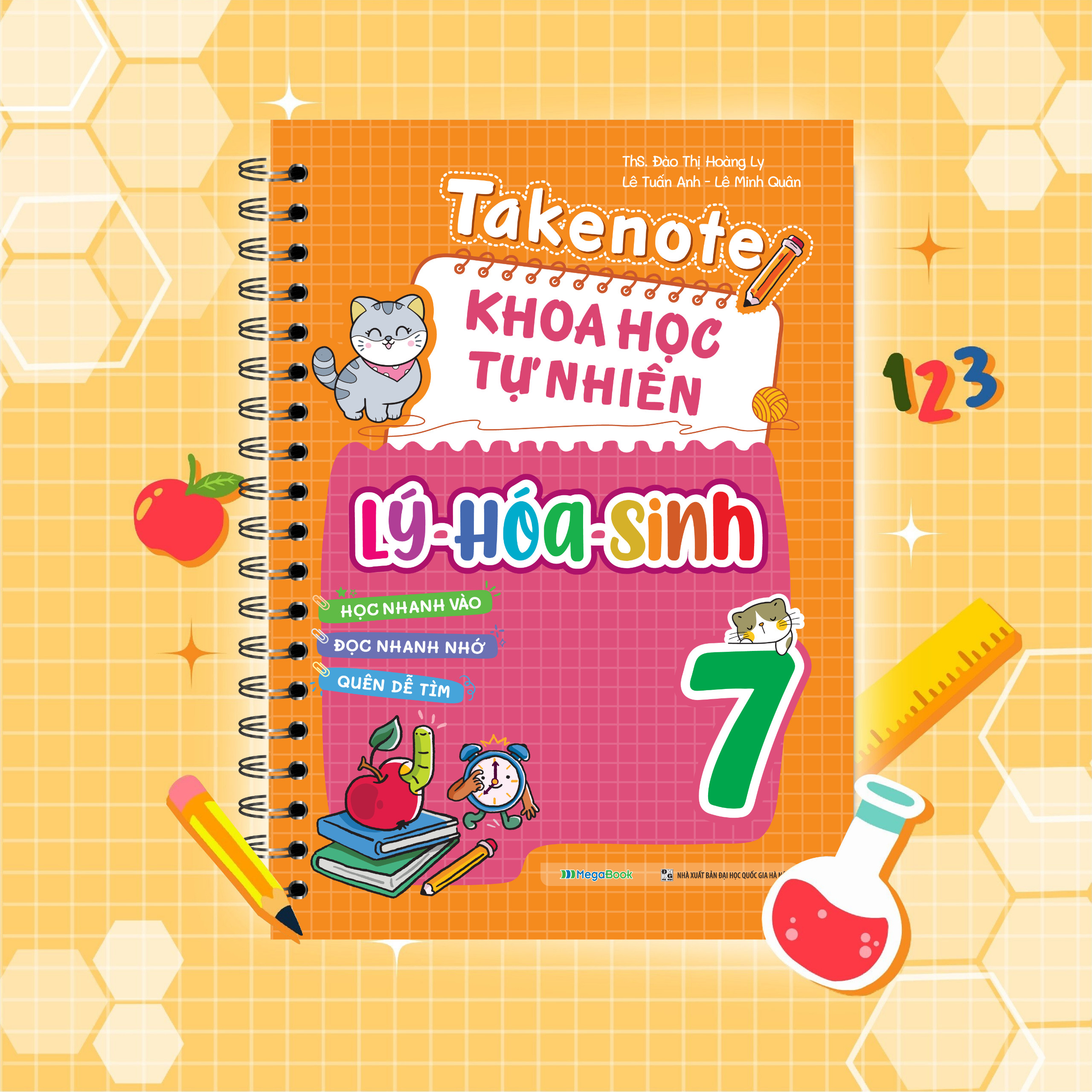 Sách Takenote Khoa học tự nhiên Lý - Hóa - Sinh Lớp 7