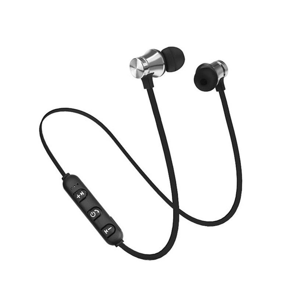 Tai Nghe Bluetooth Nhét Tai Có Dây XT-11 + Tặng Hộp Quẹt Bật Lửa Khò Mỏ Vịt Cao Cấp ( Màu Ngẫu Nhiên)