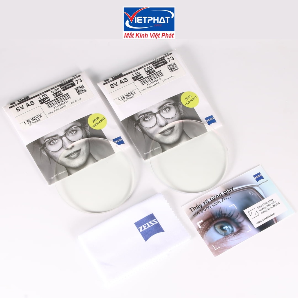 Tròng kính Zeiss DuraVision BlueProtect UV
