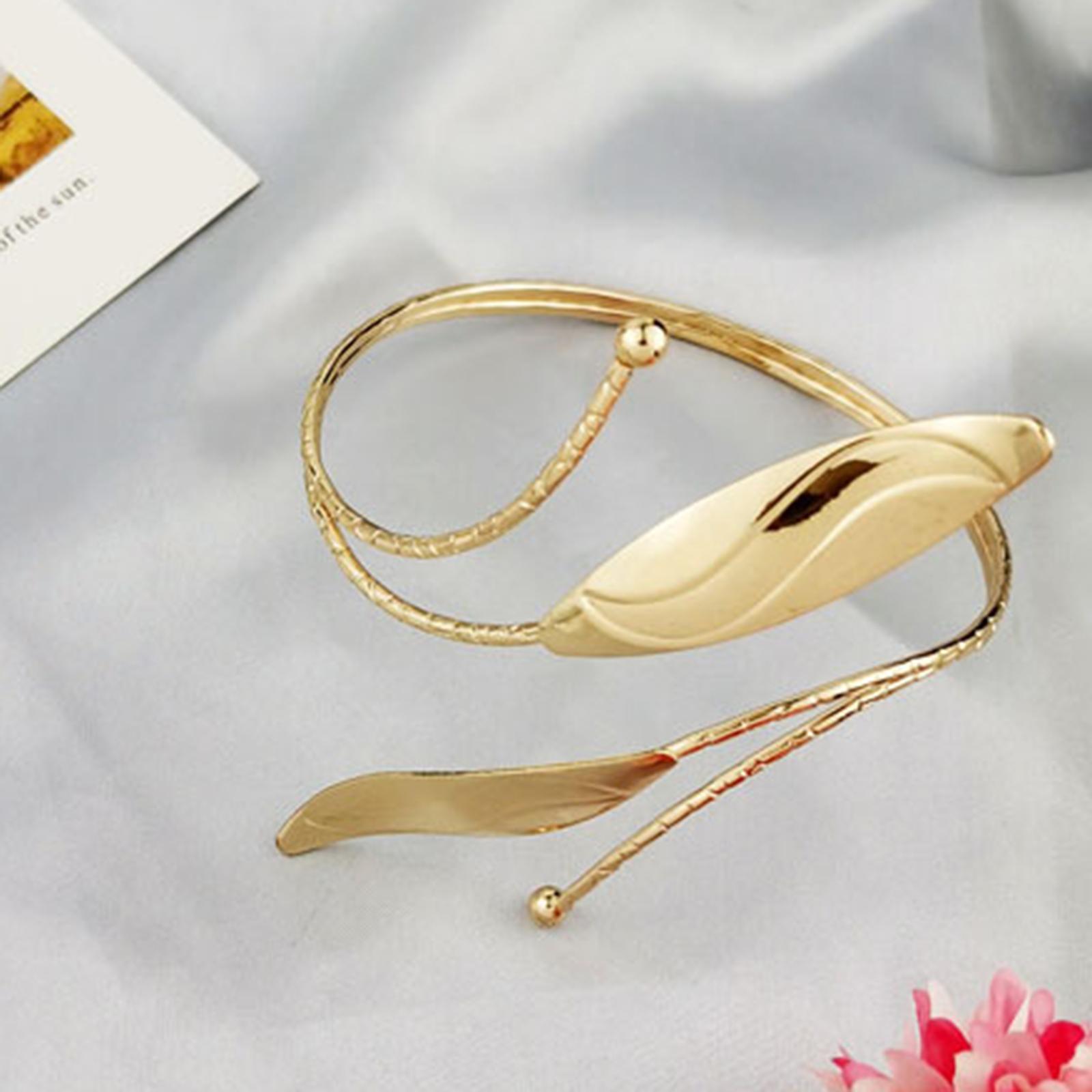 Greek roman leaf bracelet armband Gold