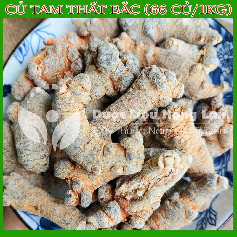 1kg Củ Tam Thất Bắc loại 66 củ/1kg loại 1