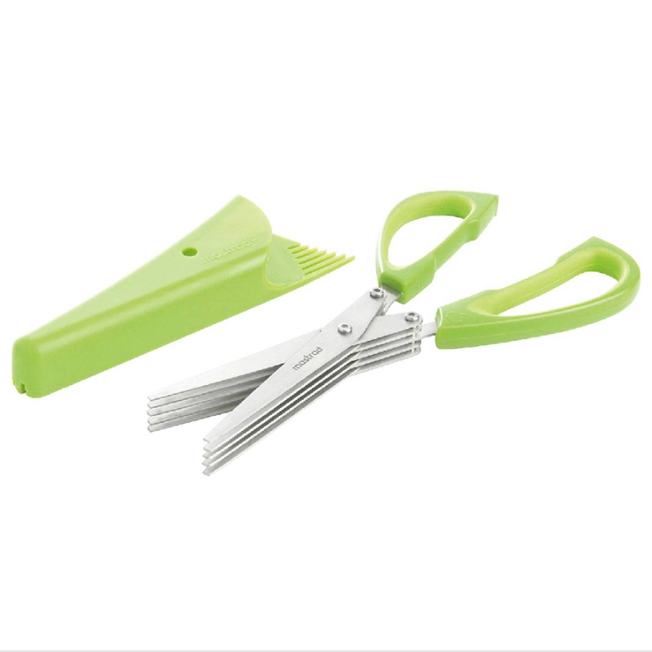 Mastrad - Kéo cắt rau thông minh màu xanh lá