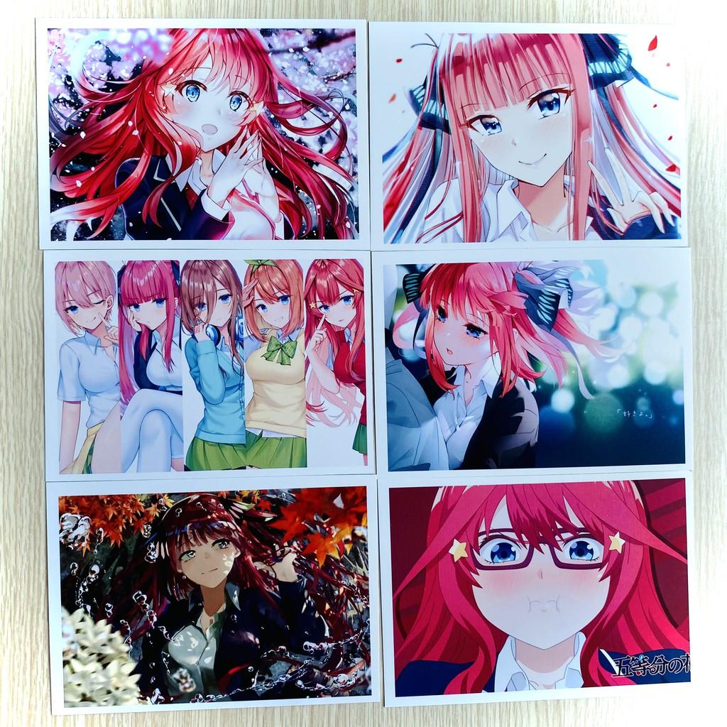 Bộ 20 tấm postcard anime Nhà Có 5 Nàng Dâu – Go Tobun No Hanayome