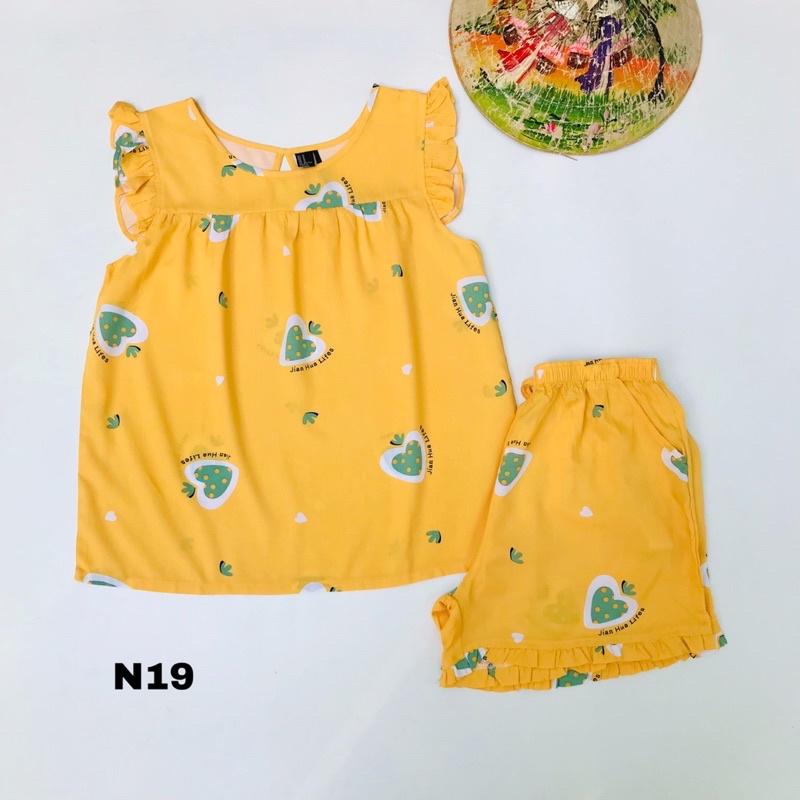 Đồ Bộ Nữ Tole Lanh Quần Đùi Áo Cánh Tiên