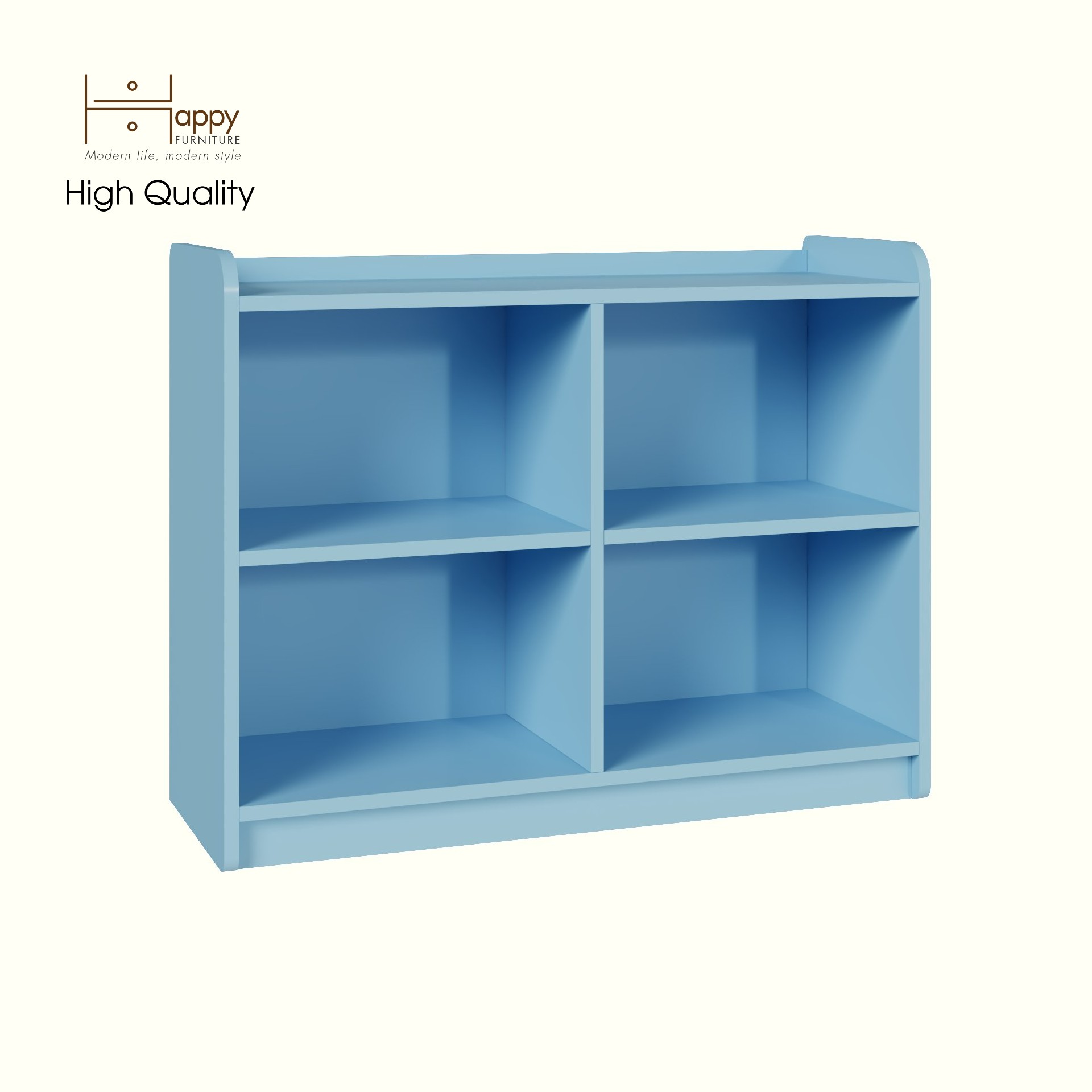 [Happy Home Furniture] KID, Kệ lưu trữ 4 ngăn cho trẻ em, 90cm x 32cm x 70cm ( DxRxC), TLT_006