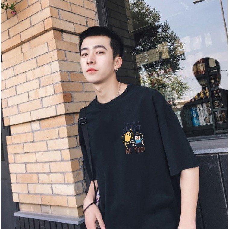 Áo Thun Cotton Unisex Tay Lỡ Form Rộng I'm on a SHIRT