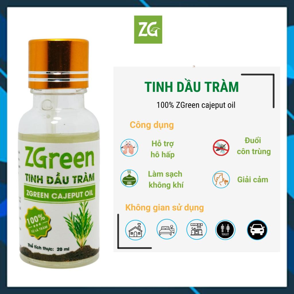 Tinh dầu Tràm ZGreen Có kiểm định an toàn cho bé Dung tích 10ml 20ml