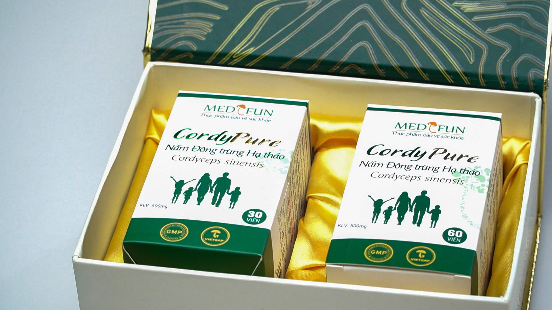 Viên nang Đông trùng Hạ thảo CordyPure Tây Tạng - Medifun hộp 60 viên - Tăng cường hệ miễn dịch - Hàng Chính Hãng - Sản phẩm cao cấp