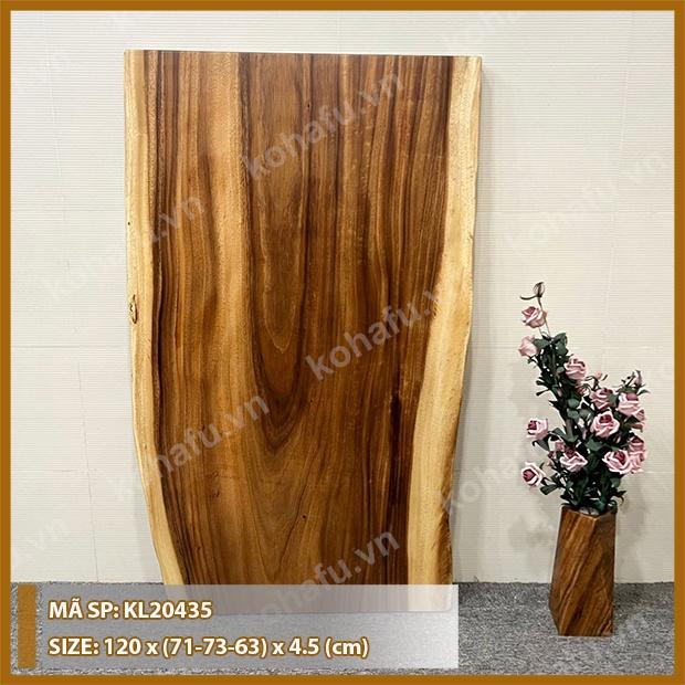 MẶT BÀN ĂN DÀI 1.2M GỖ NGUYÊN TẤM ME TÂY TỰ NHIÊN HIỆN ĐẠI - KL20435