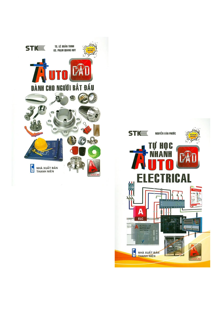 Combo AutoCad Dành Cho Người Bắt Đầu + Tự Học Nhanh AutoCad Electrical _STK