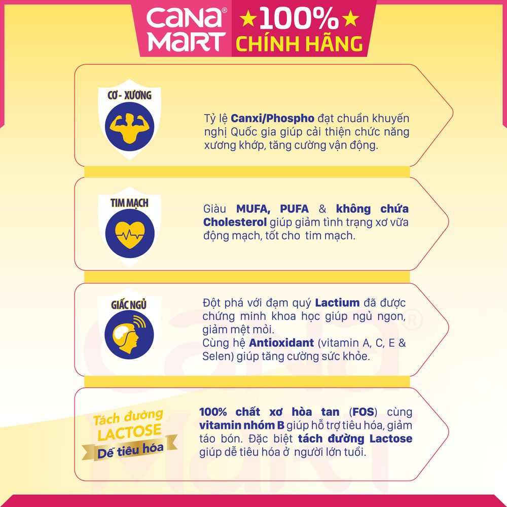 Sữa bột Nutricare Gold bổ sung dinh dưỡng cho người già, người suy nhược cơ thể
