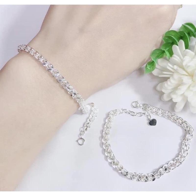 Lắc Tay Đuôi Phụng ,Vòng tay nữ Bạc Ta -Bạc Npj