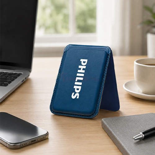 Giá đỡ điện thoại kèm ví da Philips 12x8cm (1 cái) - Hàng chính hãng