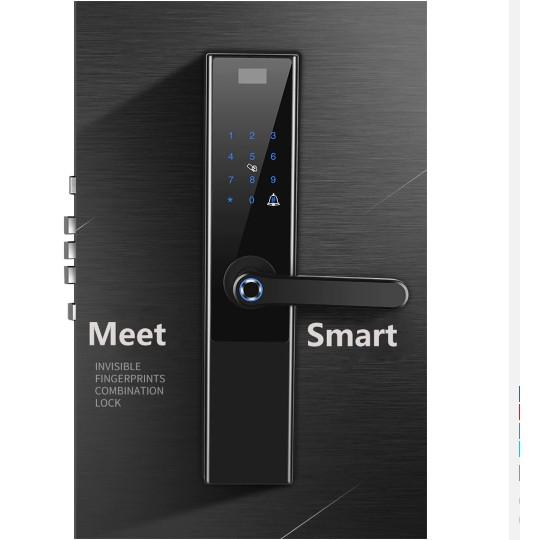 Khóa cửa thông minh 4 chức năng SmartEuro - Tặng 4 thẻ từ IC