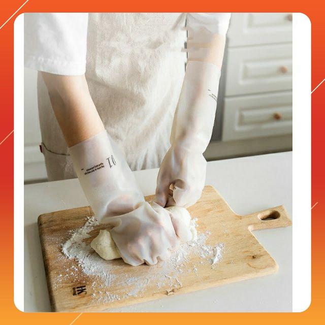 Đôi Găng Tay Cao Su Nhà Bếp Siêu Dai