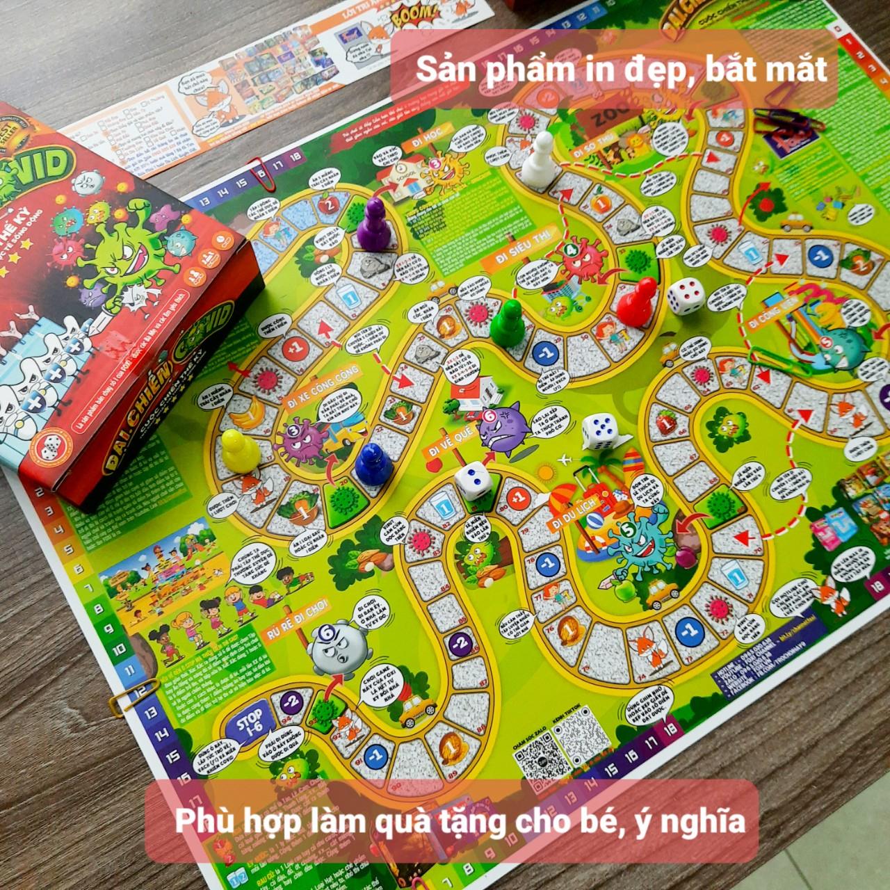 Boardgame Đại Chiến Covid - Foxi