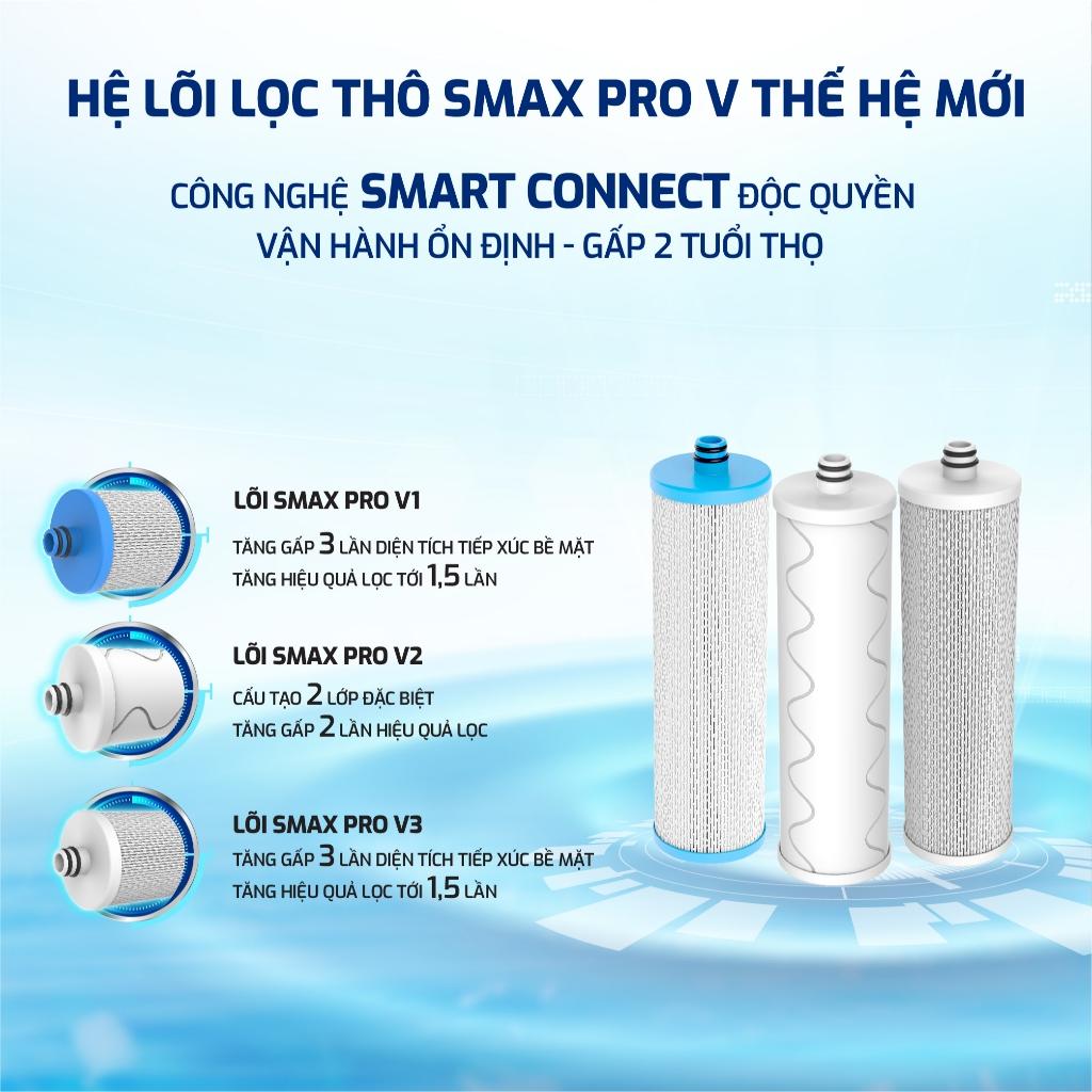 [TẶNG BỘ LÕI] Máy lọc nước để gầm 10 lõi KAROFI KAQ-U05 Pro - RO Mỹ 100GPD, Lõi Smax Pro V, HP 6.0 - Miễn phí giao lắp - Hàng Chính Hãng