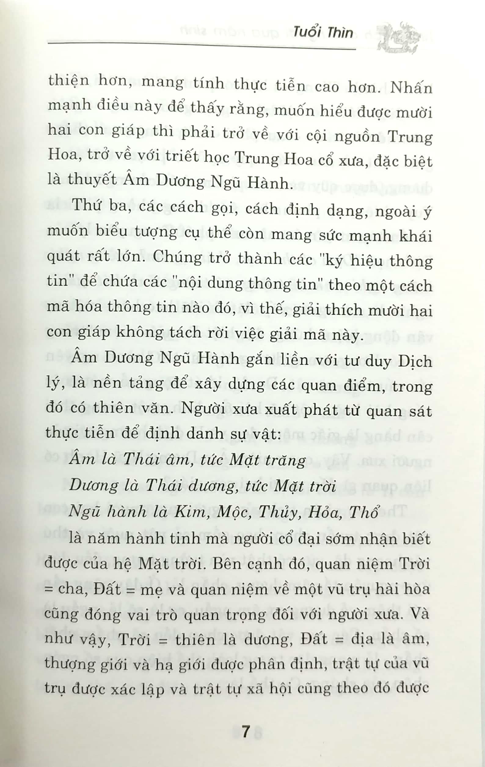 Sách Tính Cách Con Người Qua Năm Sinh - Tuổi Thìn