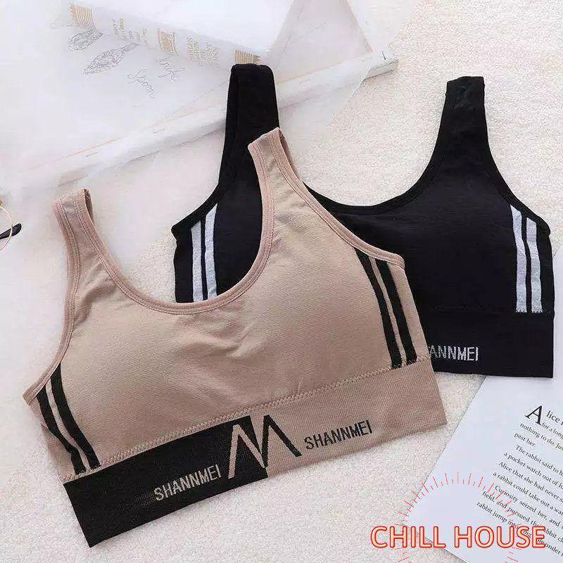 MẪU MỚI-Áo bra tập gym, yoga dáng croptop cá tính (cotton) - CHILLHOUSE