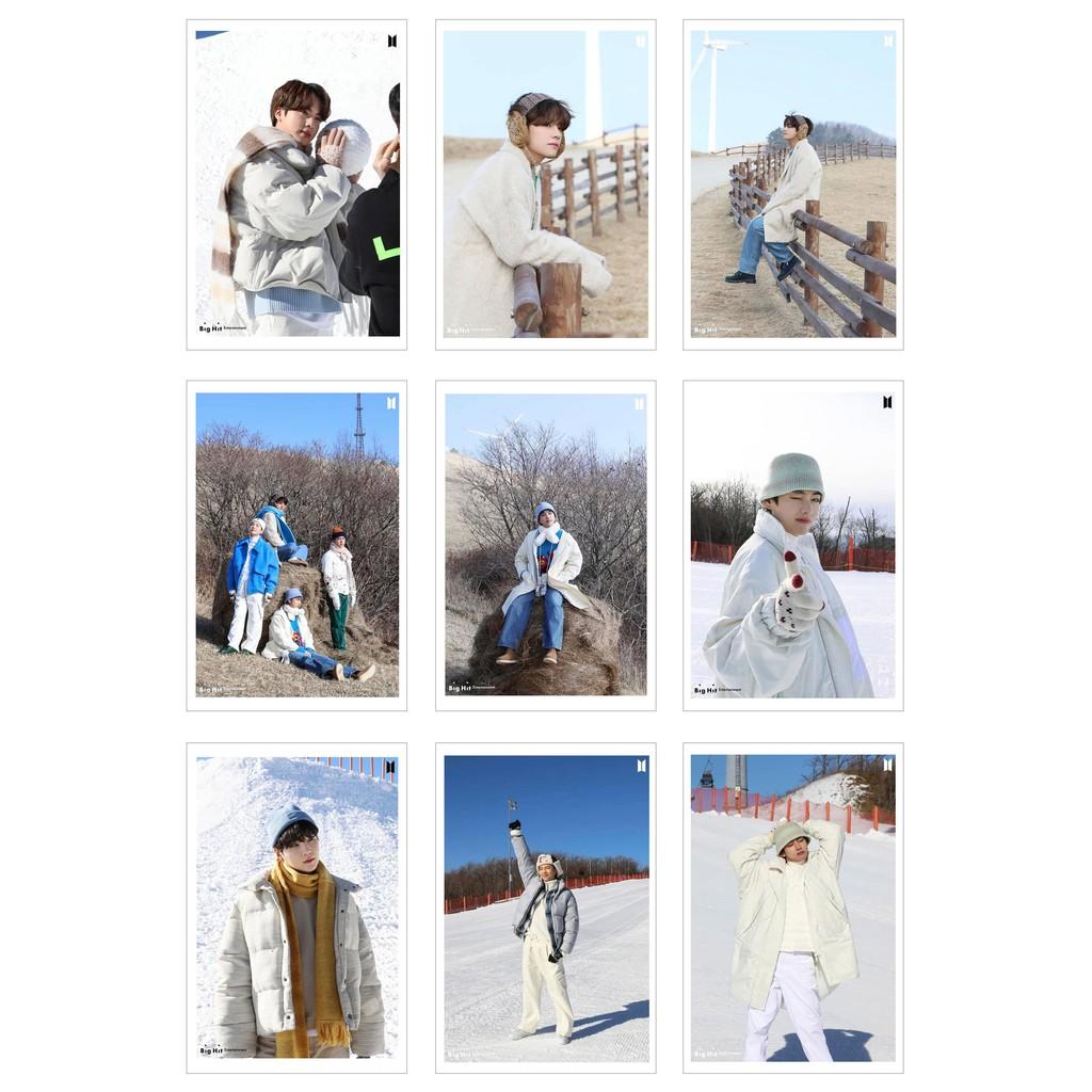 Lomo Card 63 ảnh BTS -Winter Package 2021 Naver