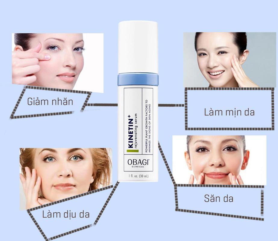 Serum phục hồi da tổn thương OBAGI CLINICAL Kinetin+ Rejuvenating Serum + Tặng Voucher Spa Peel phục hồi da.