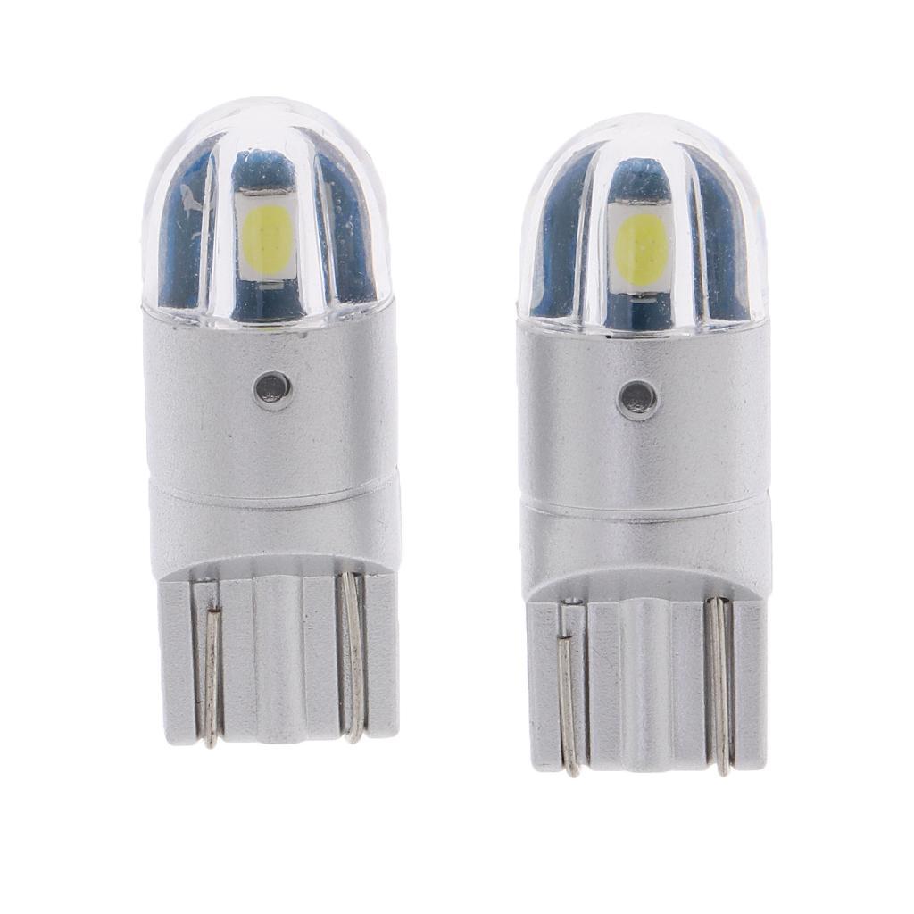 2 Pieces Universal Car 12V T10 3030 2SMD LED Light Lamp Bulb