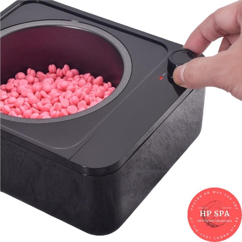 Nồi Nấu Sáp Wax Lông Chống Dính Nấu Siêu Nhanh Kèm 100G Sáp Tặng Que Gỗ