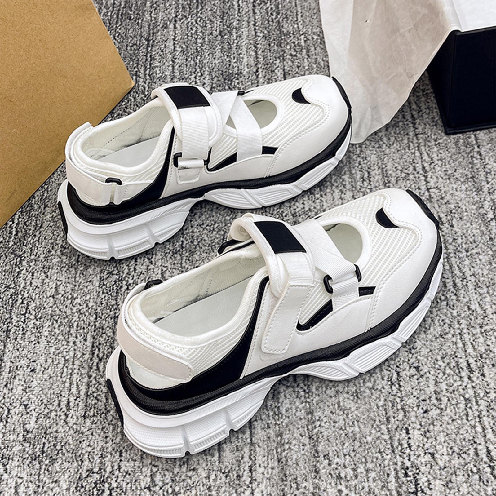 Women's Walking Shoes Sandals Heightening Sole Soft Lightweight Fashion Leisure Sneakers Trainers Shoes for Commuting Fishing Outdoor Indoor