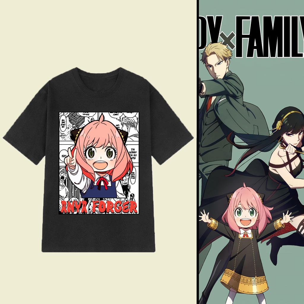 Áo Spy x Family, Áo thun Anime hình Anya mẫu mới nhất, chất vải cotton co giãn 4 chiều, thoáng mát
