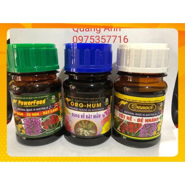COMBO-3 LOẠI PHÂN BÓN- KÍCH THÍCH SINH TRƯỞNG CHUYÊN DÙNG CHO LAN VÀ CÂY CẢNH...