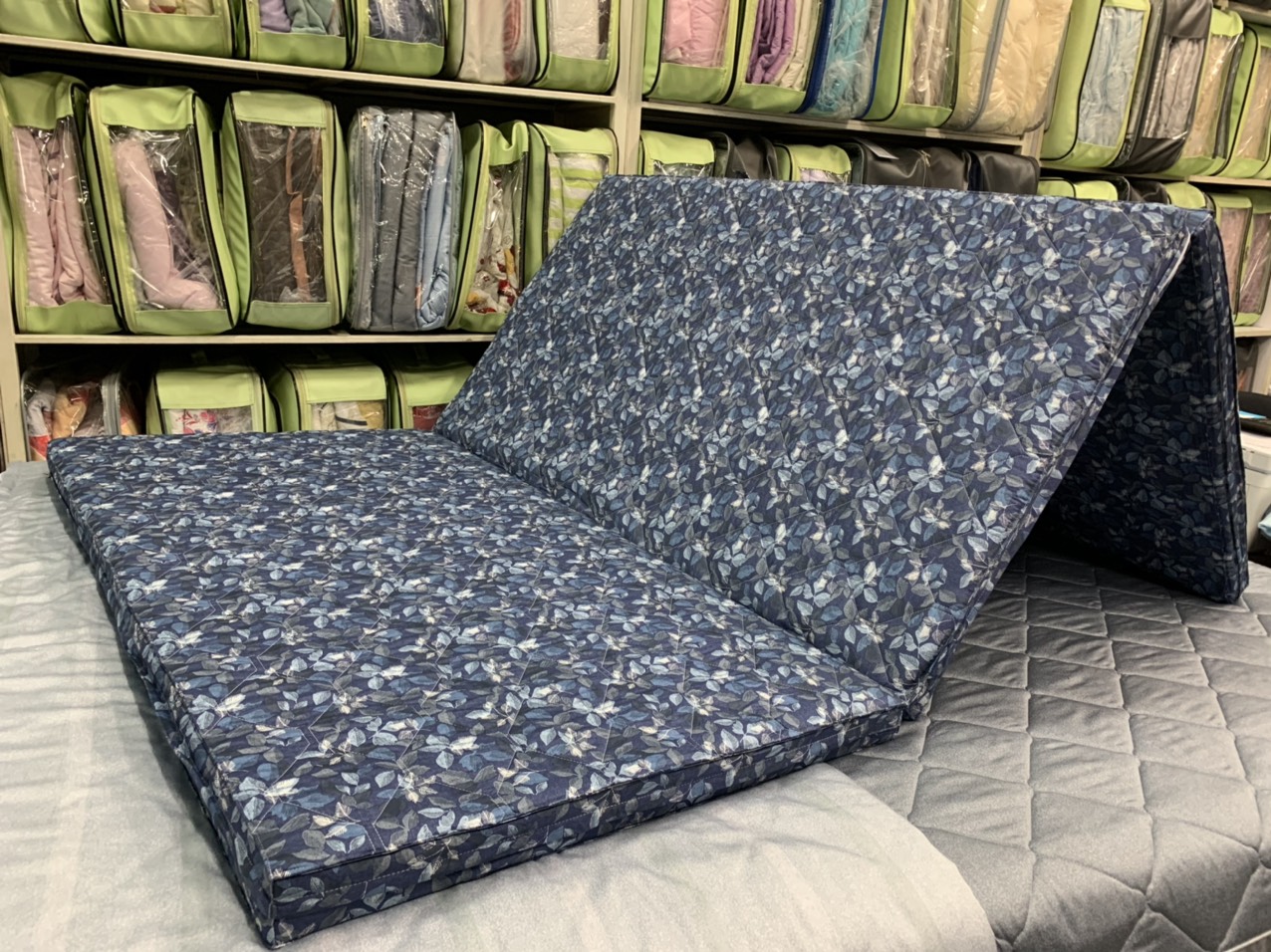 Nệm gòn Everon Ceramic ( vải cotton chần gòn cao 5cm màu ngẫu nhiên )