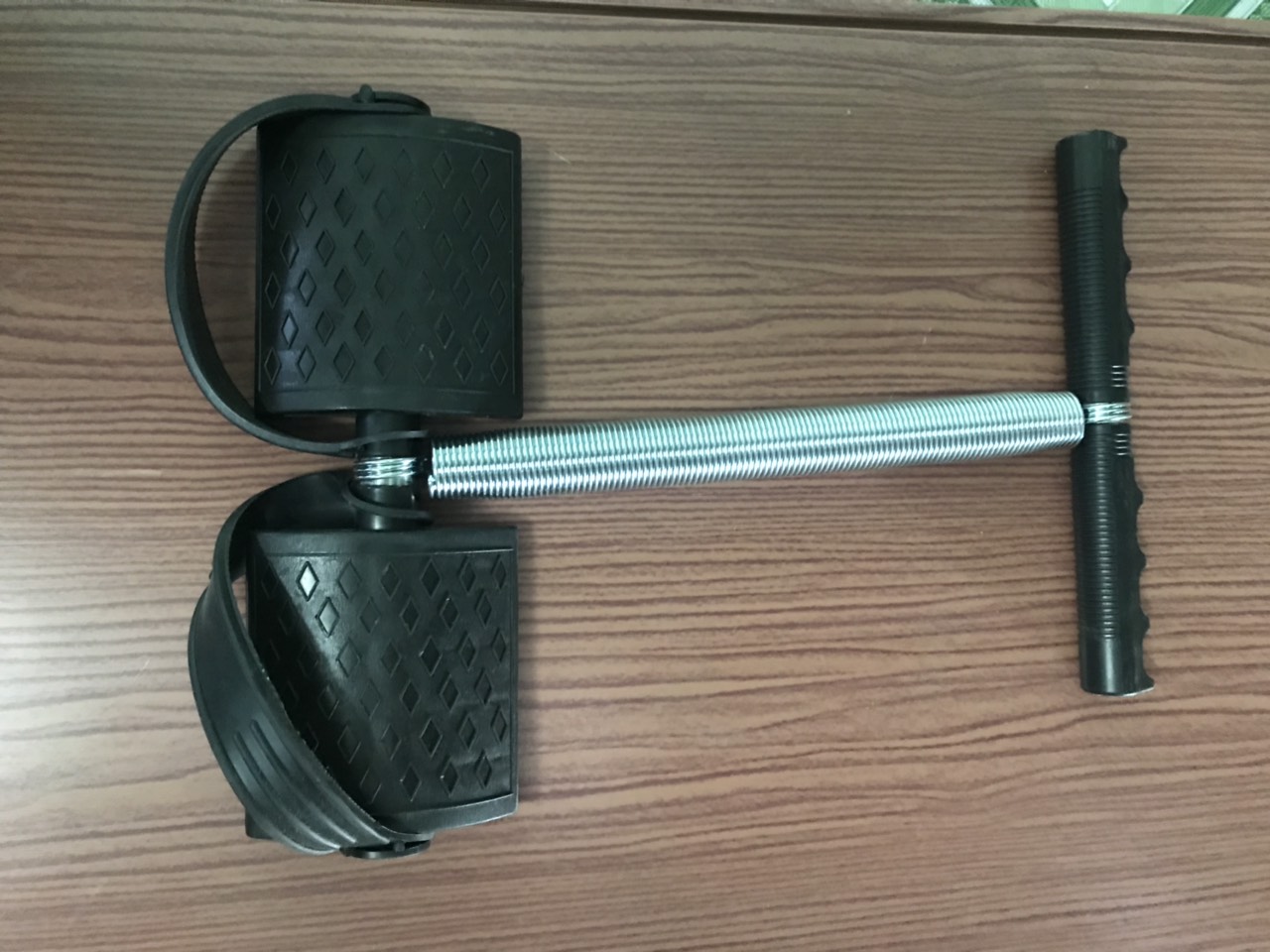 Dây Kéo Lò Xo Bằng Thép chịu lực đàn hồi, Bàn Đạp Bằng Nhựa - Dụng cụ tập Bụng, lưng - Màu Ngẫu Nhiên