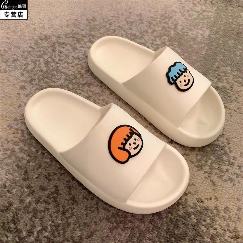 Dép bánh mì nữ BOY & GIRL cute siêu êm chân