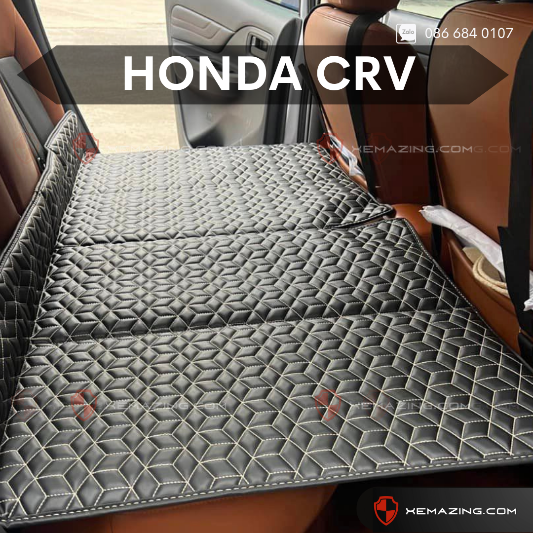 Đệm Nằm ô tô HONDA CRV - Thiết kế 4 Khay Dọc Trợ Lực - Đệm không bơm như đệm hơi ô tô