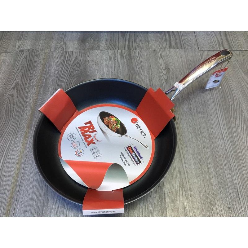 Chảo ELmich Inox Cao Cấp 2 Lớp Đáy Liền Trimax 28cm