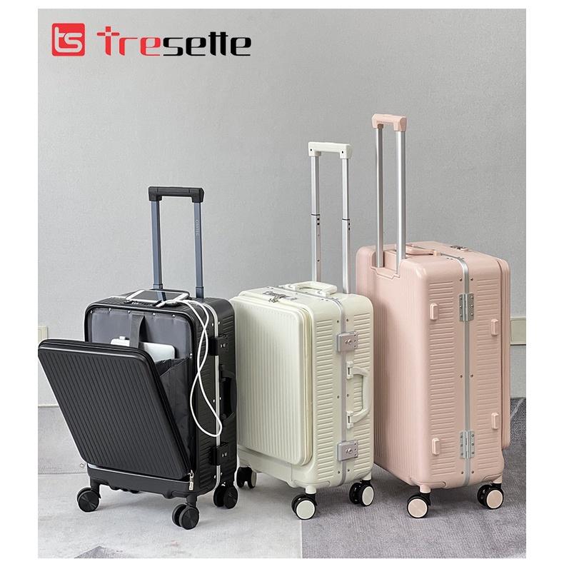 BFQ2ST500KTL: giảm 8% cho đơn từ 500K Vali khóa sập cao cấp nhập khẩu Hàn Quốc Tresette 2839 Có Ngăn Đựng Latop Cổng Sạc USB