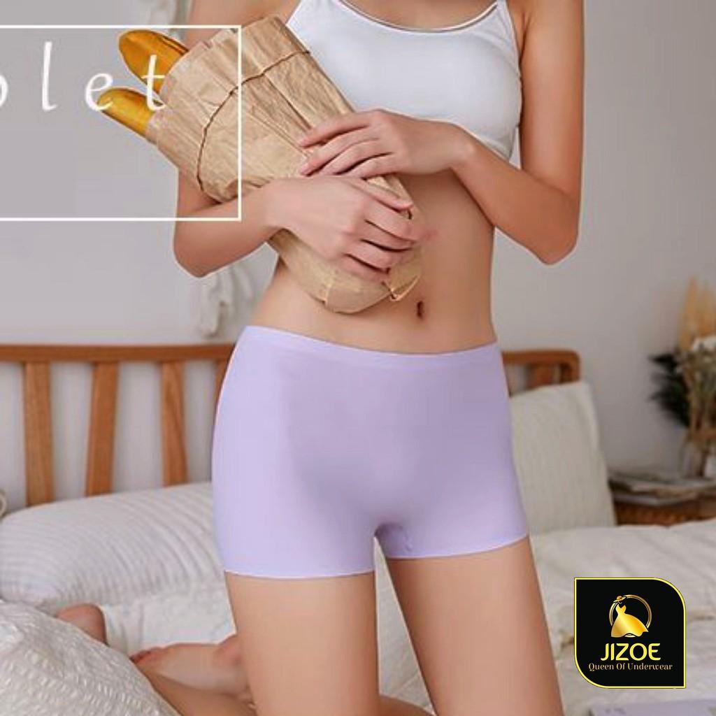 Quần lót nữ mặc váy dễ thương gợi cảm su đúc thun lạnh không đường may không lộ viền thoáng khí JIZOE QLT33