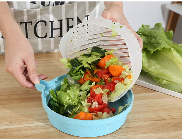 DỤNG CỤ CẮT RAU CỦ QUẢ SIÊU TỐC LÀM MÓN SALAD, RAU SỐNG, SINH TỐ HOA QUẢ DẦM SIÊU NHANH, SIÊU TIỆN CHO NHÀ HÀNG, QUÁN ĂN, GIA ĐÌNH-MẪU NGÃU NHIÊN