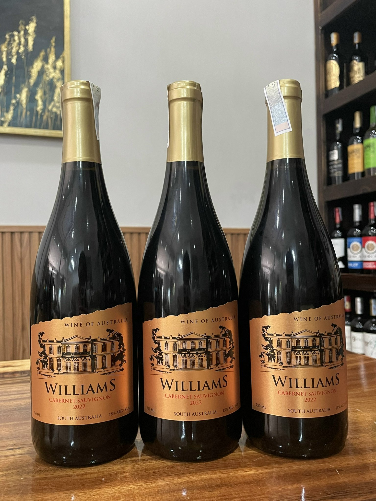 Rượu WILLIAMS Carbernet Sauvignon Nồng Độ Alc 15% 750ml