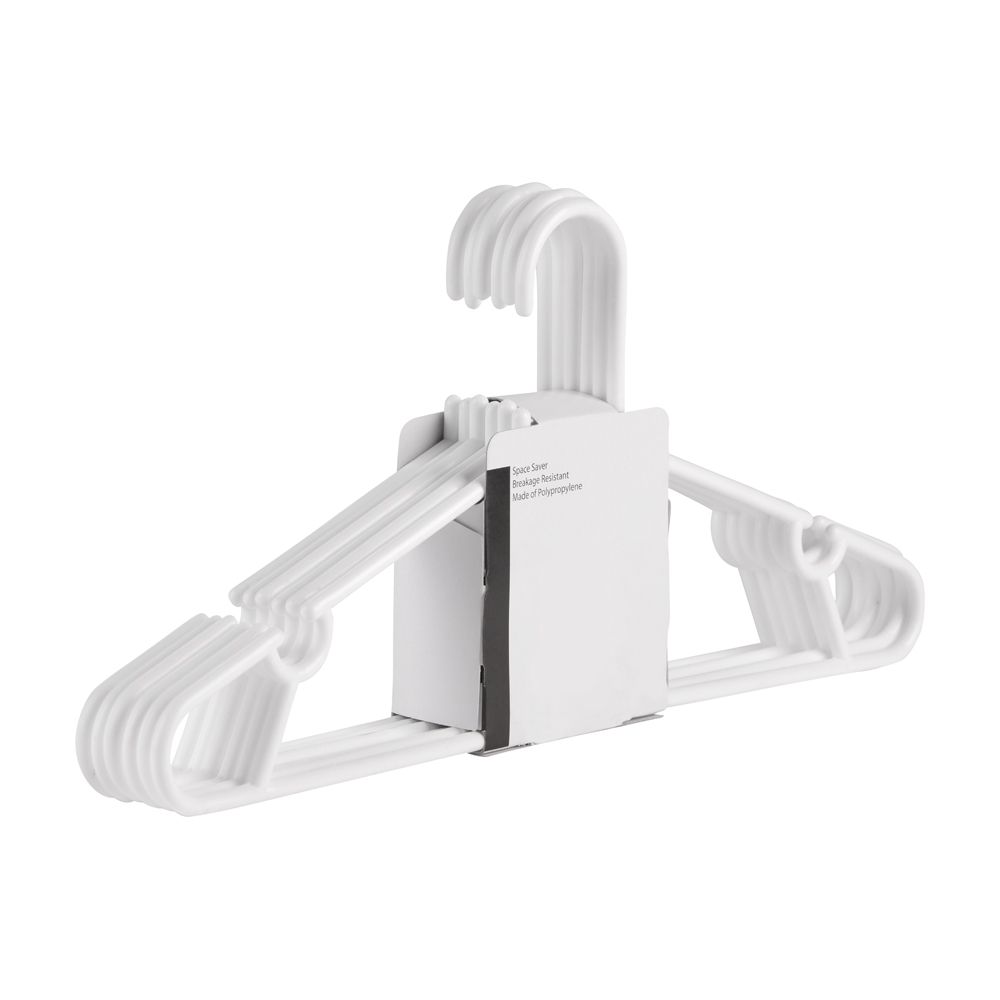 Móc Treo Quần Áo Nhựa PP 6 pcs 2 Màu Sắc|Index Living Mall| Nội Thất Thái Lan