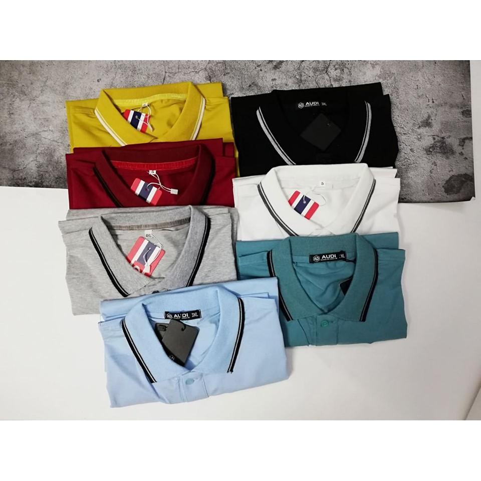 Áo thun polo nam big size tay ngắn có cổ bigsize < 130kg - thái đủ màu