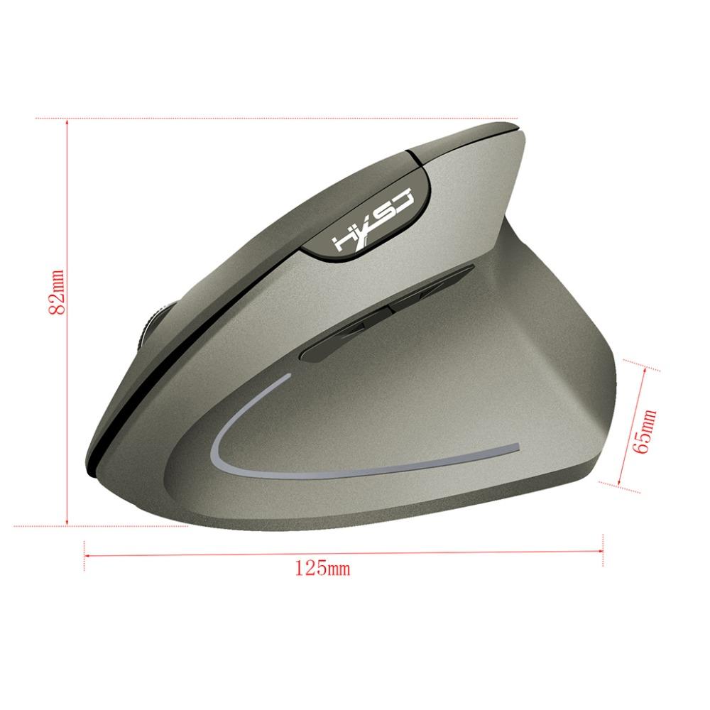 Chuột Không Dây Công Thái Quang 2.4G/800/1600/2400DPI Đèn Cổ Tay Tốt Dọc Chuột Với Miếng Lót Chuột bộ Cho Máy Tính